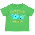thumbnail image 3 of Inktastic My Sister loves me- cute narwhal Boys or Girls Toddler T-Shirt, 3 of 5