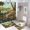 Color-1, variant on Prehistoric River Dinosaurs Lush Scene Shower Curtain Set 4PCs with Hooks Waterproof Bathroom Toilet Mat Lid Decor