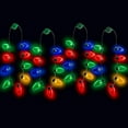thumbnail image 2 of Led Light Up Christmas Bulb Necklace Party Favors (family 4 Pack), 2 of 5
