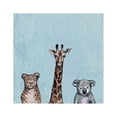 thumbnail image 2 of Marmont Hill Furry Trio II Painting Print on Wrapped Canvas, 2 of 3
