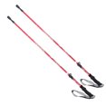 thumbnail image 4 of Naiovety 1 par de bastones de trekking de aleación de aluminio plegados plegables con bolsa de almacenamiento Bastones de senderismo Bloqueo rápido Escalada Rojo Naiovety OD010366-01, 4 of 6