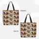 thumbnail image 2 of Easygdp Fashion Hippie Girl Bolsa Tote para Mujer, Bolso de Hombro para Trabajo, Playa, Viajes, Compras y Supermercado, 2 of 7