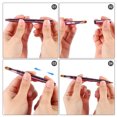 thumbnail image 4 of Dinheiro 3 pcs Dual End Lip Brush Retractable Lipstick Makeup Brush Tool Applicators,type:style2;, 4 of 5