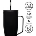 thumbnail image 2 of Corkcicle 30 oz Cold Cup XL, Triple Insulated,  Stainless Steel, Water Bottle Tumbler with Handle and Straw, Matte Black, 2 of 9