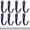 H003- Dark Blue, variant on Screw in Hooks for Hanging, Wall Hooks for Hanging, Towel Hooks for Bathroom, Coat Hooks for Wall, Black Matte Iron Single Wall Hooks 20 Piece Kit with 40 Durable Screws, 1.8In