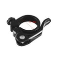 thumbnail image 3 of Bike Seat Post Clamp Bike Seat Clamp Durable Parts Portable Premium Seat Tube Clip, Seatpost Clamp for Road Biking Black 31.8mm, 3 of 8