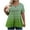Green3, variant on fatyb Women's Plus Size Tops V Neck Casual Short Sleeve T Shirts Summer Loose Tunic Blouses for Women