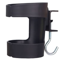 Sturdy No Drill Cup Holder for Table Edge & Chair â Adjustable Glass Rack & Drink Holder â Space Saving Storage Shelf for Kitchen, Bar, Desk, Wheelchair, Boat â Anti-Spill & Anti- Design