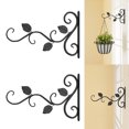 thumbnail image 5 of Harupink 2X Garden Basket Plants Hanger Hook BRACKETS WALL Pot HANGING Decoration Outdoor, 5 of 9