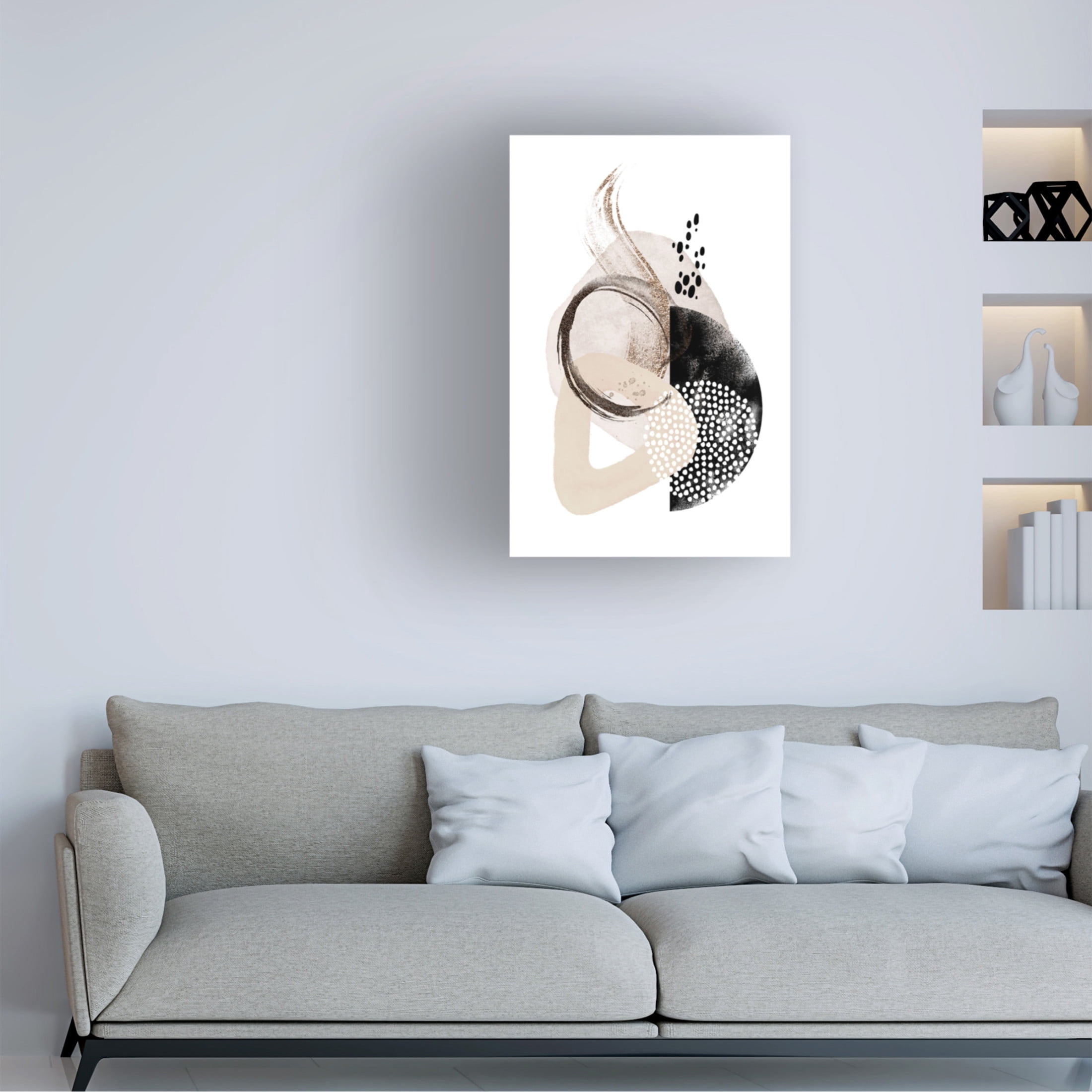 Trademark Fine Art Sally Ann Moss Dramatic Dreams 3 Canvas Wall Art