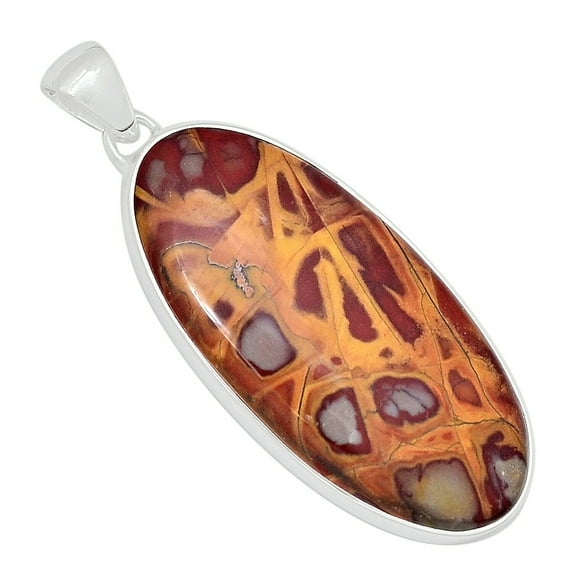 Noreena Jasper 925 Sterling Silver Pendant Jewelry ALLP-4825