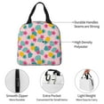 thumbnail image 3 of KLL Pineapple And Leaves Print Insulated Lunch Bag Women, Reusable Cute Tote Lunch Box for Adult & Men, Leakproof Cooler Lunch Bags for Work Office Travel Picnic, 3 of 5