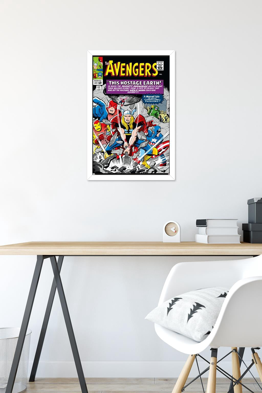 Marvel Comics - Avengers #12 Wall Poster, 14.725" x 22.375" Framed