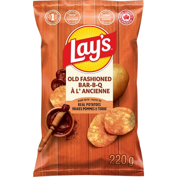 Lay’s croustilles assaisonnées Bar-B-Q à l’ancienne