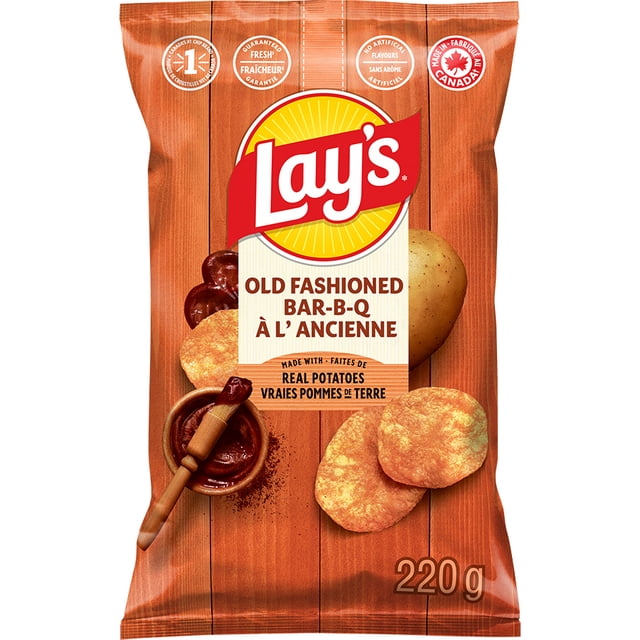 Lay's Old Fashioned Bar-B-Q flavoured Potato Chips