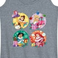 thumbnail image 3 of Disney - Princess Christmas Grid - Women's Racerback Tank Top, 3 of 5
