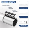thumbnail image 2 of White Curtain Rods for Windows 66 to 120 Inch(5.5-10ft) - 1'' Diameter Heavy Duty Curtain Rods with Imitation Wood Grain Pattern Finials,Adjustable Decorative Curtain Rods Set,28-120'', 2 of 8