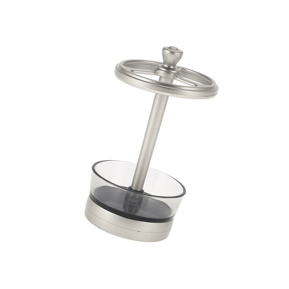 Vocoste 1 Pc Toothbrush Holder for Bathroom Silver Tone - Ideal for Compact Spaces
