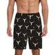 thumbnail image 1 of Balery Cow Skulls Pantalones cortos de pijama de punto de algodón para hombre con cinturilla y bolsillos-XX-Large, 1 of 6