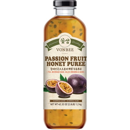 Vonbee Passion Fruit Honey Puree  42.32 Ounce