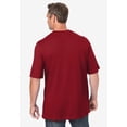 thumbnail image 3 of KingSize Men's Big & Tall Shrink-Less Lightweight Pocket Crewneck T-Shirt, 3 of 4