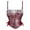 Wine, variant on Yuwull Lace Bustier Corset Tops For Women - Sexy Going Out Party Club Top Back Lace Up Crop Tank Tops For Women