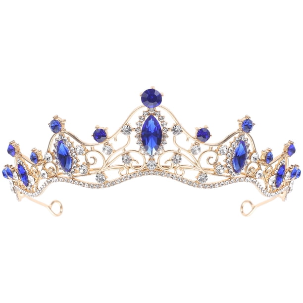 Corona de tiara de boda, tocado de novia, diadema de diamantes de imitación, diadema de novia, decoración para el cabello de novia
