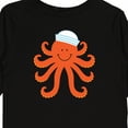 thumbnail image 4 of Inktastic Orange Octopus Cute Sea Creature Nautical Boys or Girls Long Sleeve Toddler T-Shirt, 4 of 5