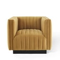 thumbnail image 3 of Conjure Channel Tufted Performance Velvet Accent Armchair, 3 of 4