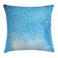 thumbnail image 1 of Constellation Throw Pillow Cushion Cover, Astronomical Pattern Hand Drawn Watercolor Artwork Vibrant Cosmos, Decorative Square Accent Pillow Case, 24 X 24 Inches, Blue Light Blue White, by Ambesonne, 1 of 2