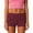 Wine, variant on PWPSG Women's Striped High Waist Tight Biker Shorts, Tummy Control Slim Fit for Yoga Workout Daily Wear Red XL