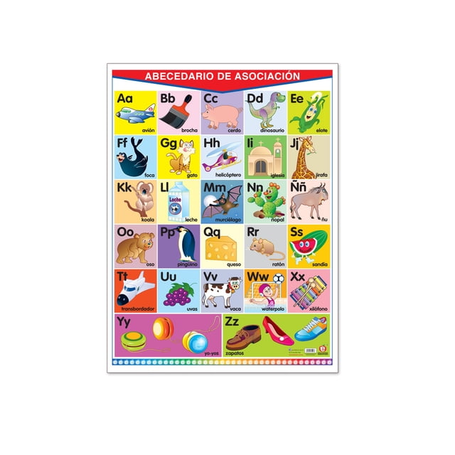Póster Abecedario De Asociación Rojo Educatodo B-0229-I