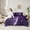 Black Purple, variant on Castle Fairy Safari Bear Deer 7-Piece Bedding Comforter Set for Teens Men Boys Girls,Rustic Cabin King Bedding Sets,Geometric Plaid Ultra Soft Bed Sheets,Lightweight Room Decor