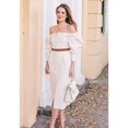 thumbnail image 4 of Pantalones vaqueros de cuero Belt XZQTIVE para mujer con hebilla dorada, 4 of 5