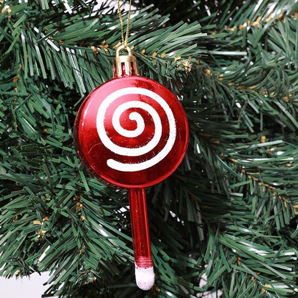 Adornos para árboles de Navidad Colgantes para árboles de Navidad de dibujos animados de plástico Decoración para el hogar de Navidad