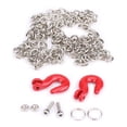 thumbnail image 2 of Gancho de cadena RC Bling Bling accesorio de remolque de metal para camión 1:10 SCX10 D90 HILUX WRAITH TUNDRA CC01, 2 of 14