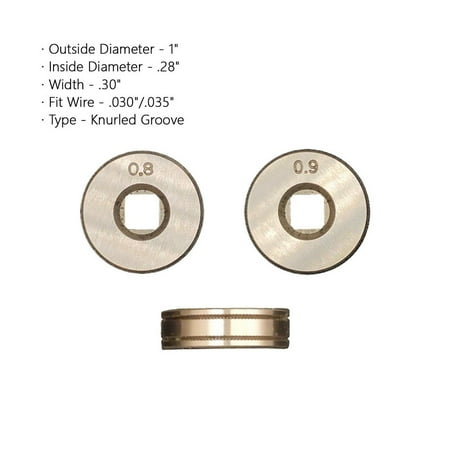 

Leke Drive Roll .023 .030 .035 .045 Knurled V U Groove Wire Feed for MIG Welders