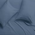 thumbnail image 4 of 24-INCH EXTRA DEEP POCKETS -Queen XL Egyptian 300-TC Cotton 6-PC Sheet Set with 1 Fitted Sheet, 1 Oversized Flat Sheet 4 Pillowcases - Mediterranean Blue, 4 of 7