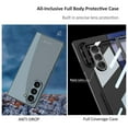 thumbnail image 3 of Dteck for Samsung Galaxy Z Fold 7 Full-Body Case, Built-in Screen Protector, Luxury Plating Transparent All-Inclusive Shockproof Protective Cover, Clear, 3 of 9