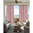 thumbnail image 4 of Watercolor Easter Blackout Curtains 63 Inches Long, Cute Rabbits Eggs Cartoon Pink Thermal Insulated Black Out Curtains, Darkening Window Curtain Drapes for Bedroom Living Room 42"x63" 2 Panels, 4 of 9