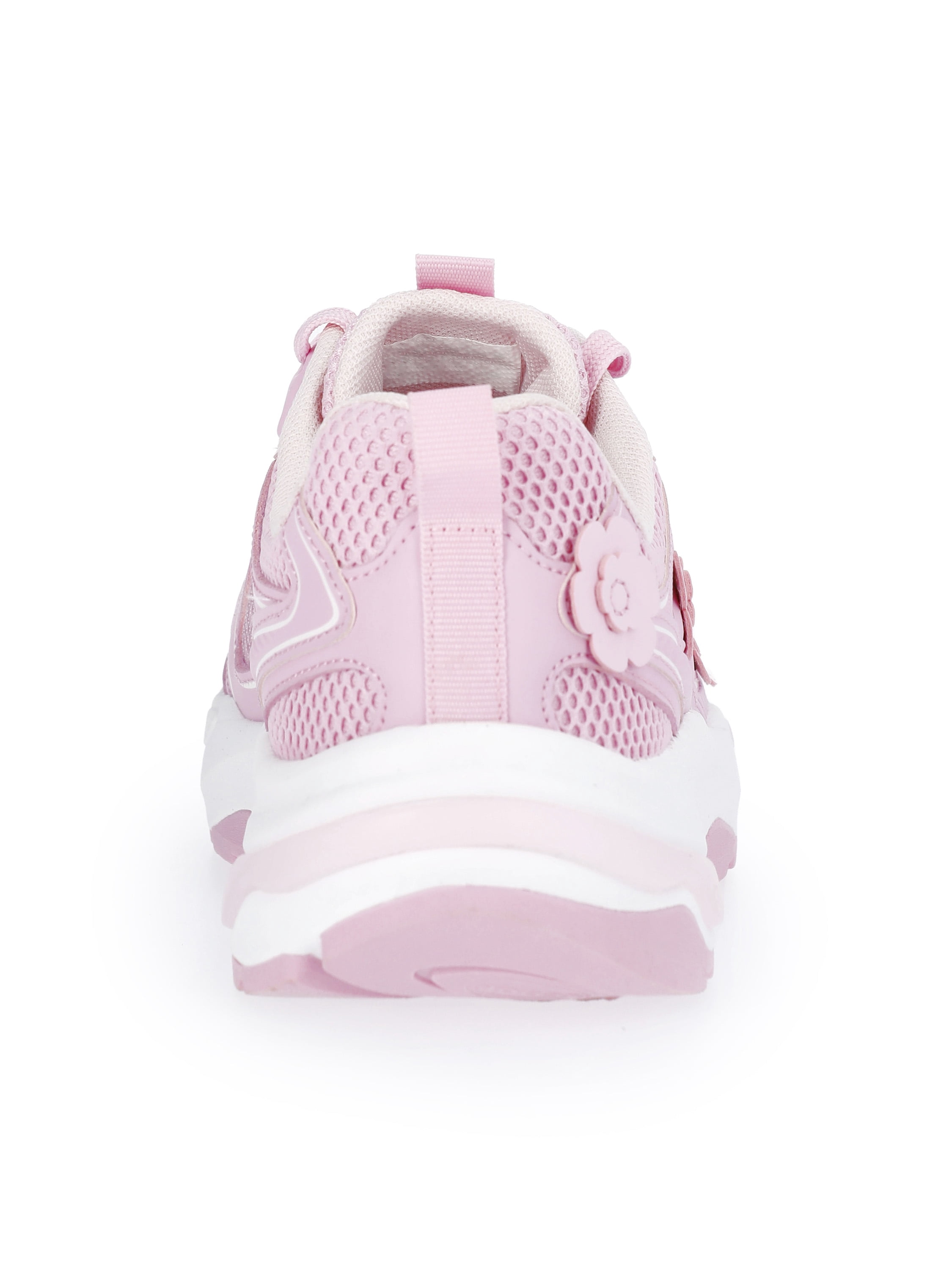 Scoop Women's Sporty Sneakers with Flower Appliques