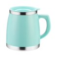 thumbnail image 1 of Clearance! Stainless Double Layer Heat Insulation Anti Scalding Mug Functional Coffee Daily Tea Cup with Lid Coffee Cups Big, 1 of 7