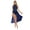 Navy Blue, variant on iixpin Women's Contemporary Dance Costume Sheer Mesh Ballet Lyrical Dancewear Rhinestone Modern Dancewear Green XL