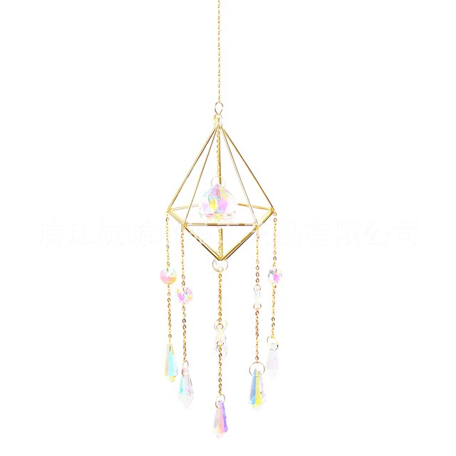 Colgante creativo de jardín, colgante de cristal, Art Deco, decoración de jardín para el hogar, regalo de inauguración de la casa Ormromra CPB-US-DYP1029-6