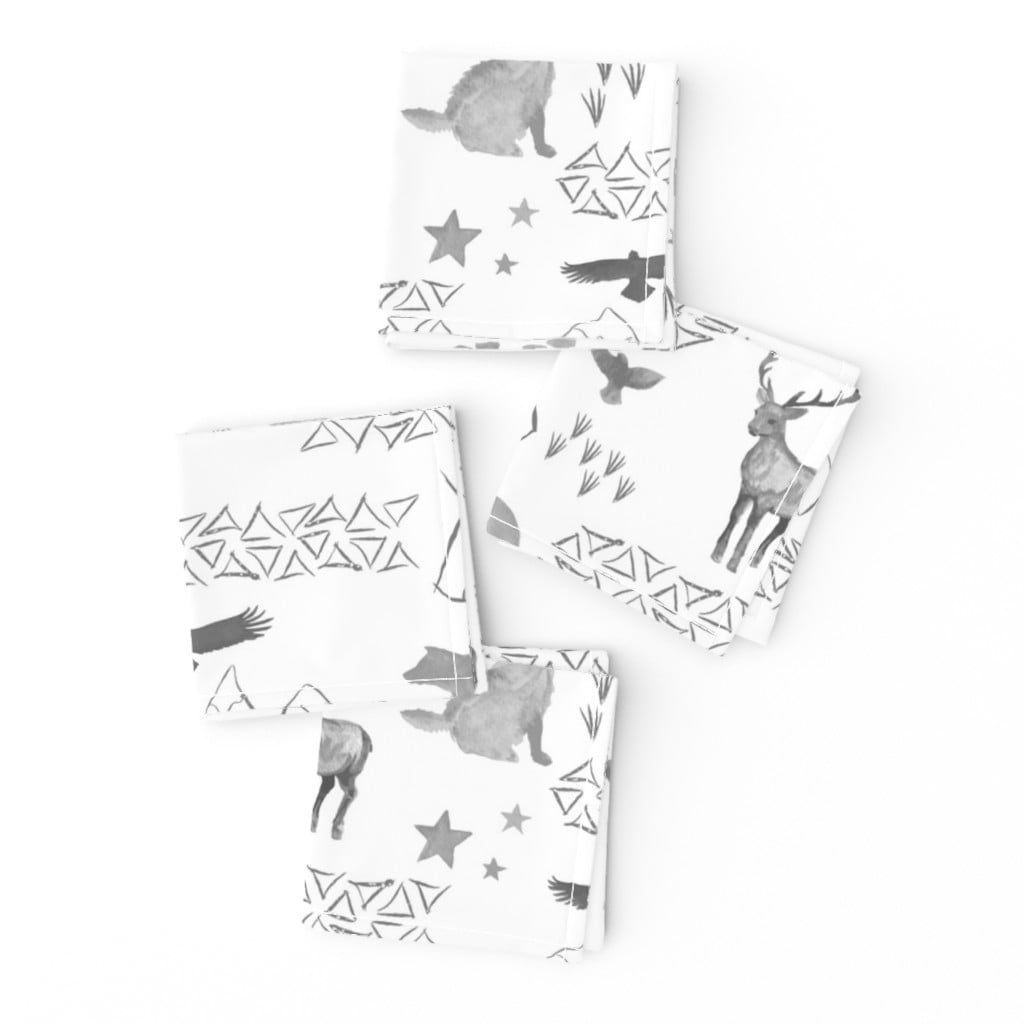 black and white woodland nursery