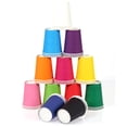thumbnail image 6 of 50pcs Colorful Disposable DIY Paper Cups Thicken Children Handcraft Art Material (Random Color), 6 of 6