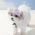 thumbnail image 1 of Outdoor Sun Hood for Dogs and Cats - Pet Hat Featuring Tie Dye Fisherman Design for Spring and Summer Breathable and Comfortable for Your Furry Friend, 1 of 5