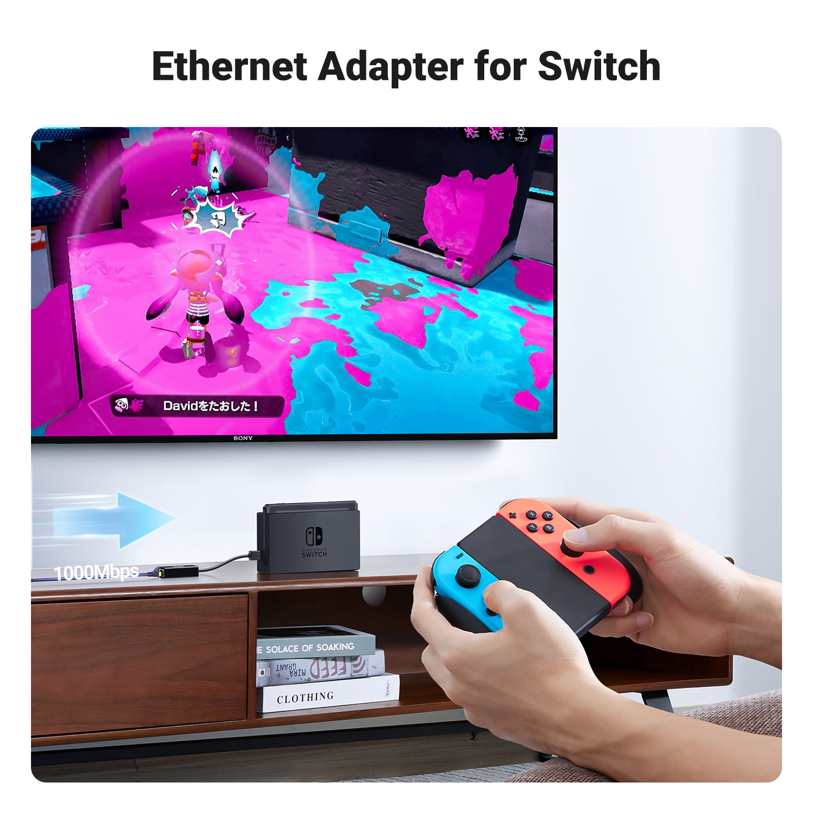 UGREEN USB to Ethernet Adapter, Gigabit Network Adapter for Laptop PC Nintendo Switch