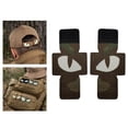 thumbnail image 1 of de con Apliques Bordados Que Brillan en Oscuros para Sombreros Gorras Bolsos Chaquetas - Los 8.5x4cm BLESIY  Apliques de parches de ojos de gato, 1 of 8