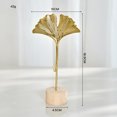 thumbnail image 6 of Sinkoo 6Pcs Metal Leaf Ironwork Ornament Creative Modern Desktop Decor for Living Room, Hotel, Office, Bedroom, Bookshelf, Unique Household Iron Craft Eye-catching Design (Ginkgo), 6 of 7